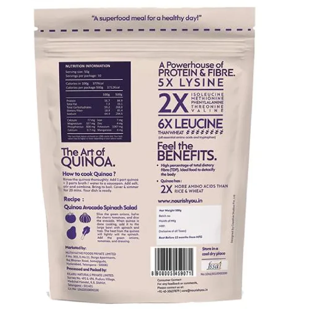 Nourish you Quinoa - Organic Tricolour, 500 g-2.webp